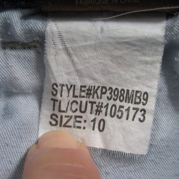 Kut from the Kloth Cameron Straight Leg Jeans Size 10 Medium Wash Denim Cotton - Picture 9 of 9